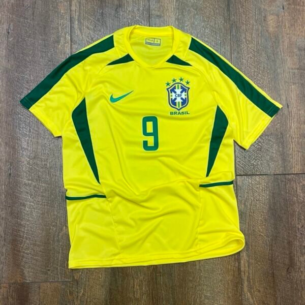 Camiseta Retro Ronaldo Brasil 2002