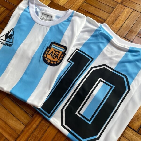 Camiseta Retro Argentina 1986 Diego Maradona - Image 3